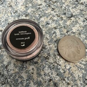 bareMinerals Cream Eye Shadow Cream Puff Mini Loose Powder Sealed .01 oz/.28 g